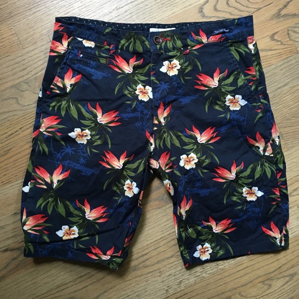 Denim & Flower Men's Shorts